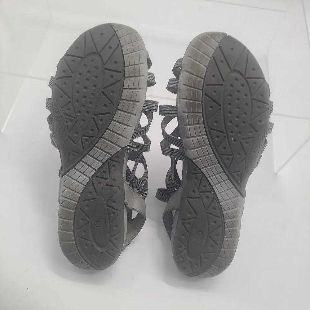 BareTraps Women's Samina Gladiator Sandal Gray US Size 9.5